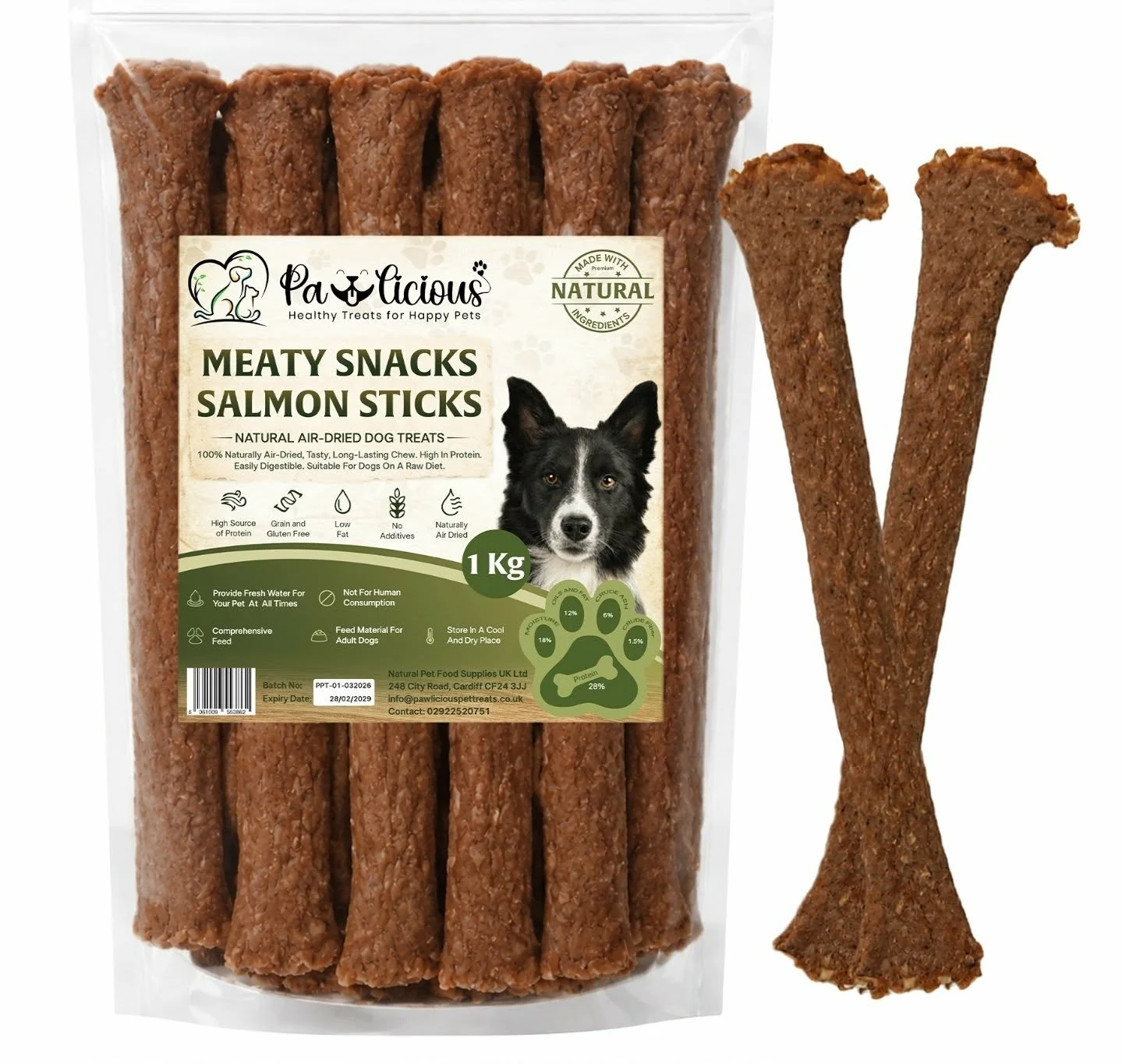 Meaty Salmon Sticks