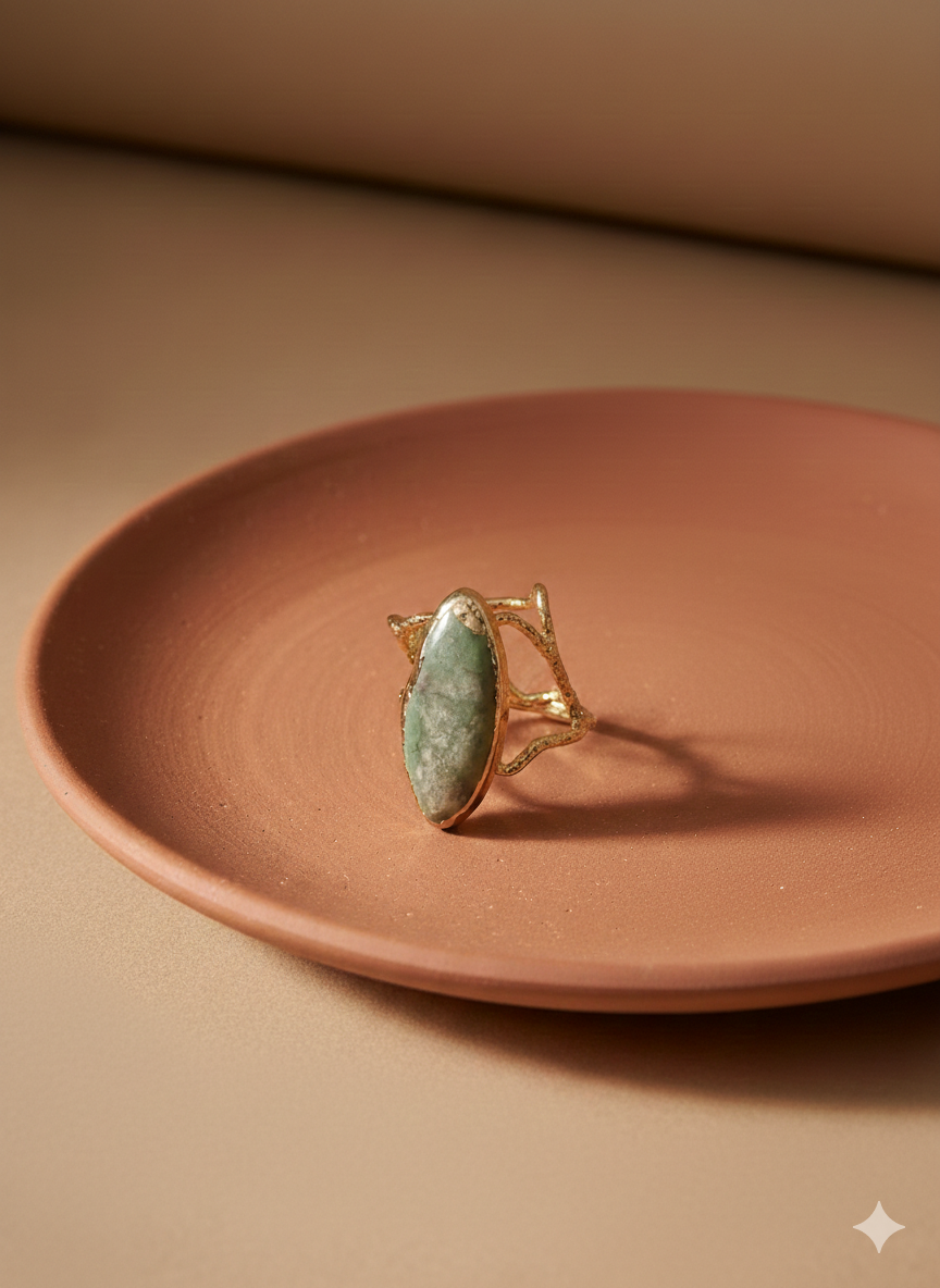 L’Empreinte Nomade , Bague Sculptée sur Mesure