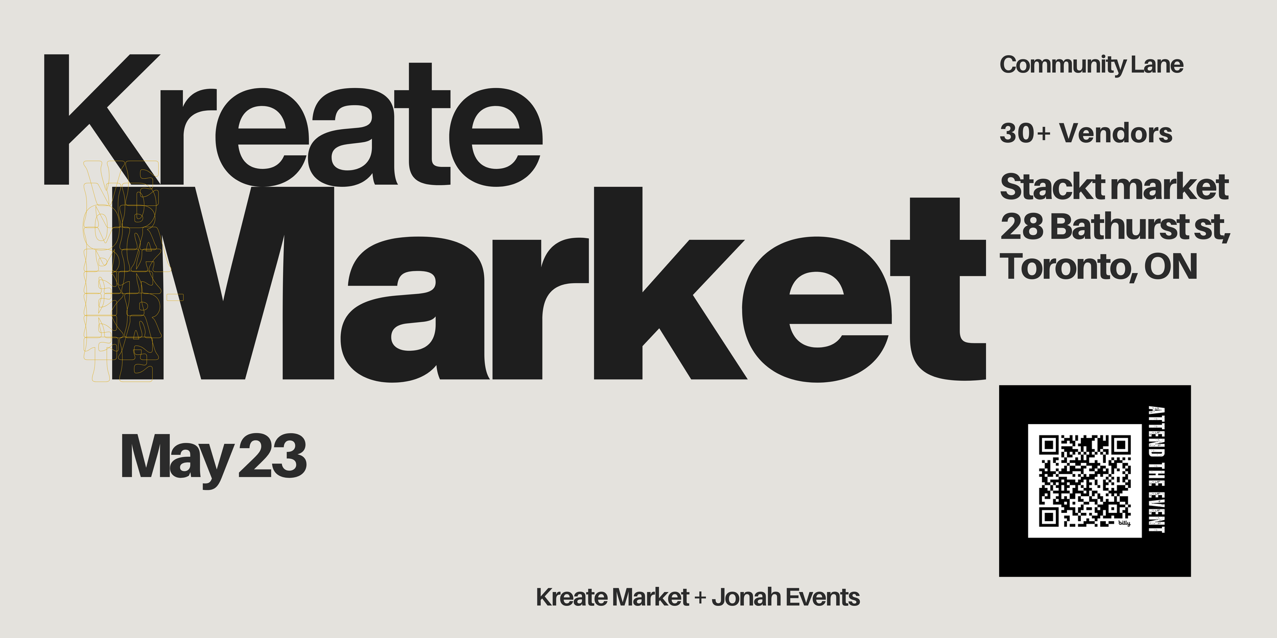 Stackt Market Kreate Market - May 20 (Outdoor 10x10)