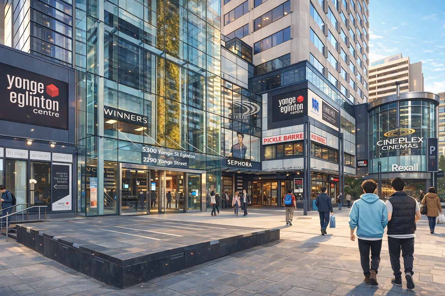 Yonge &amp; Eglinton Centre Outdoor Plaza - August 8 (Outdoor 6x4)