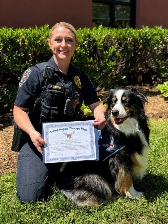 Culpeper Police Department Welcomes Certified Therapy Dog Gracie