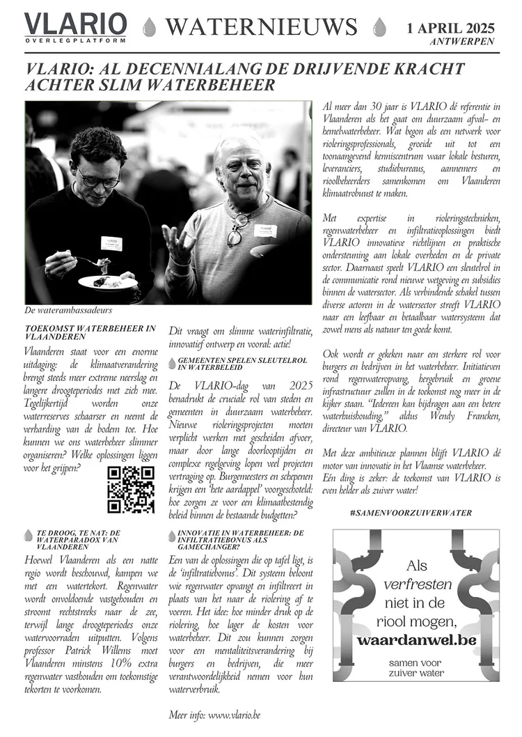 De foto in zwart-wit, op de voorpagina