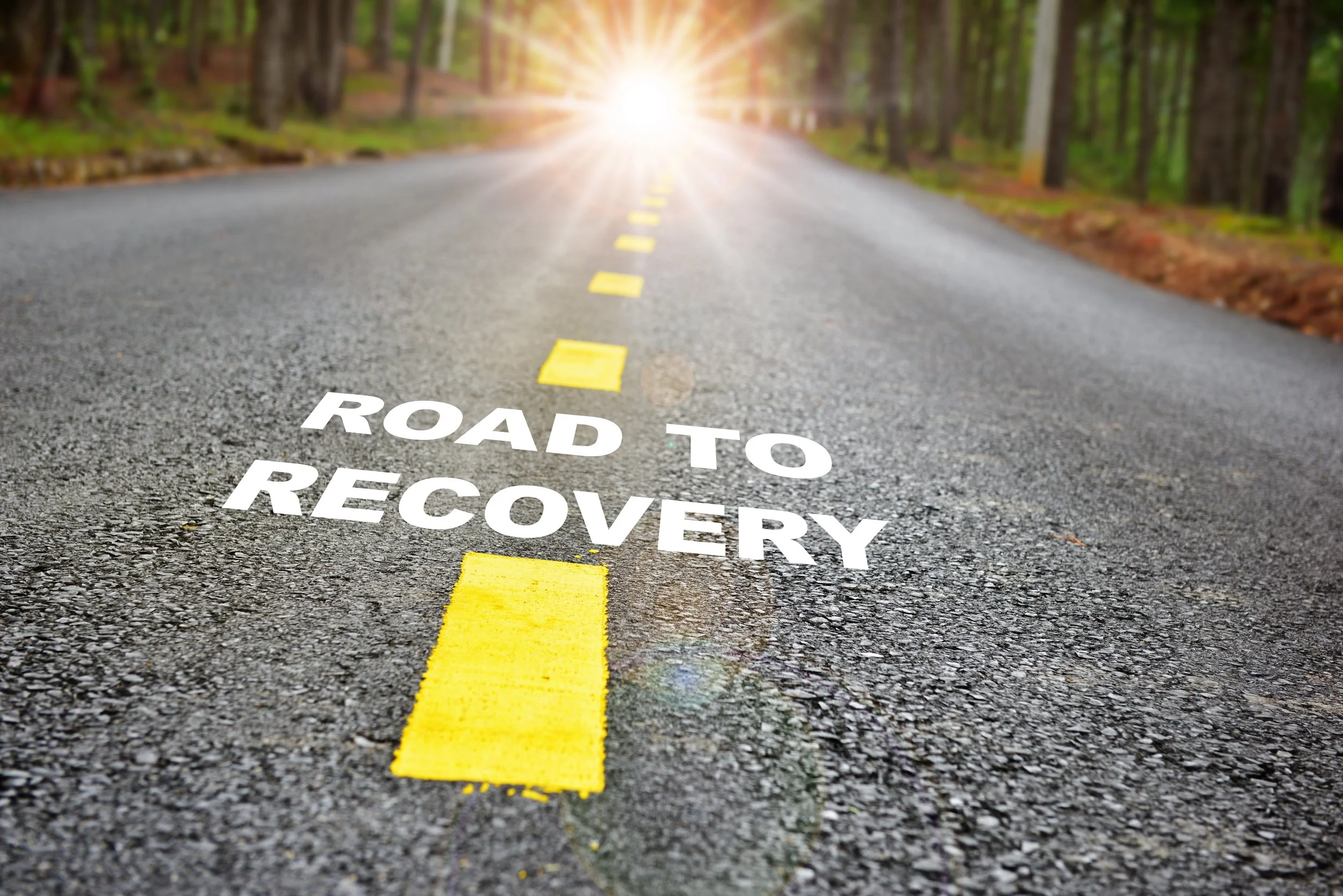 Image representing a road to recovery in Asheville, NC