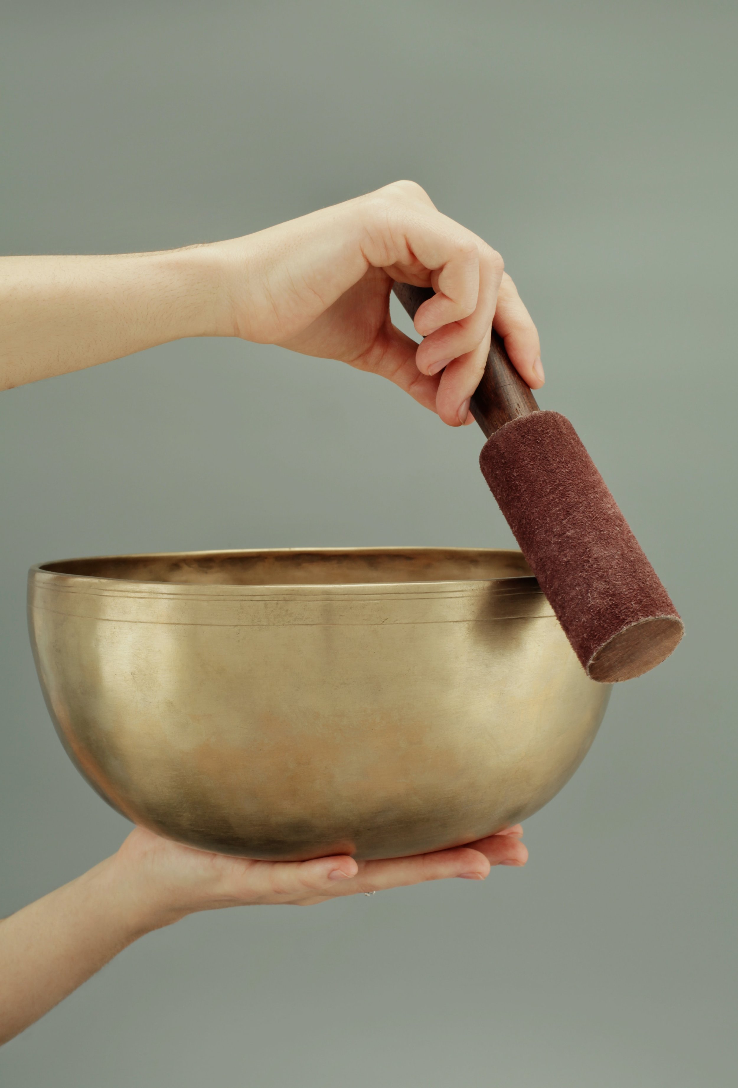 Meditation bell supporting mindfulness practices offered in Asheville.