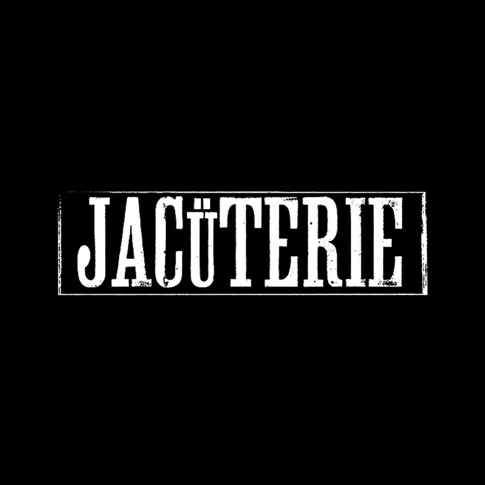 Bold white text reading "JÄTTERIE" on a black background with a distressed font style.