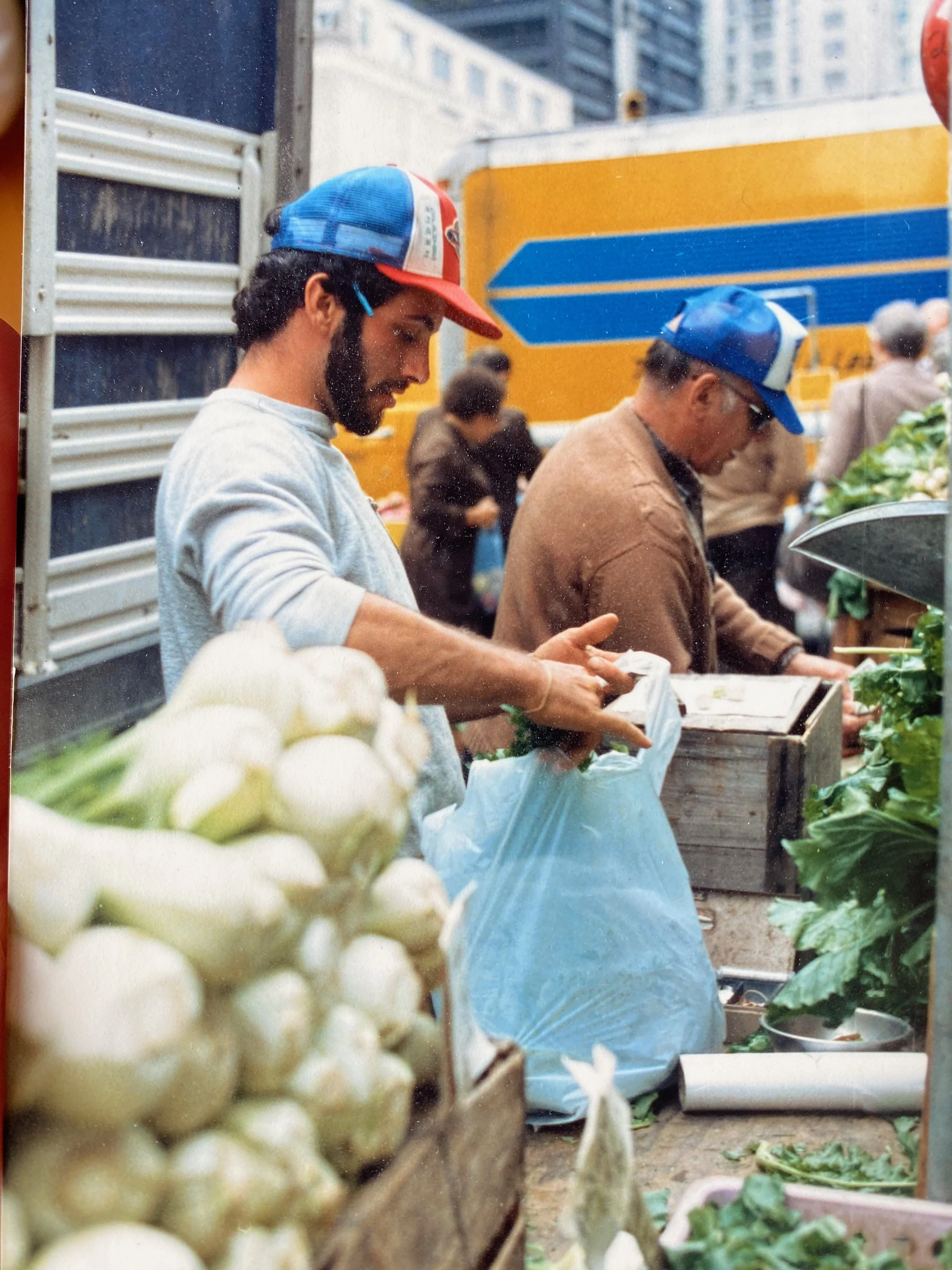 Young Ken Migliorelli at Farmers Market