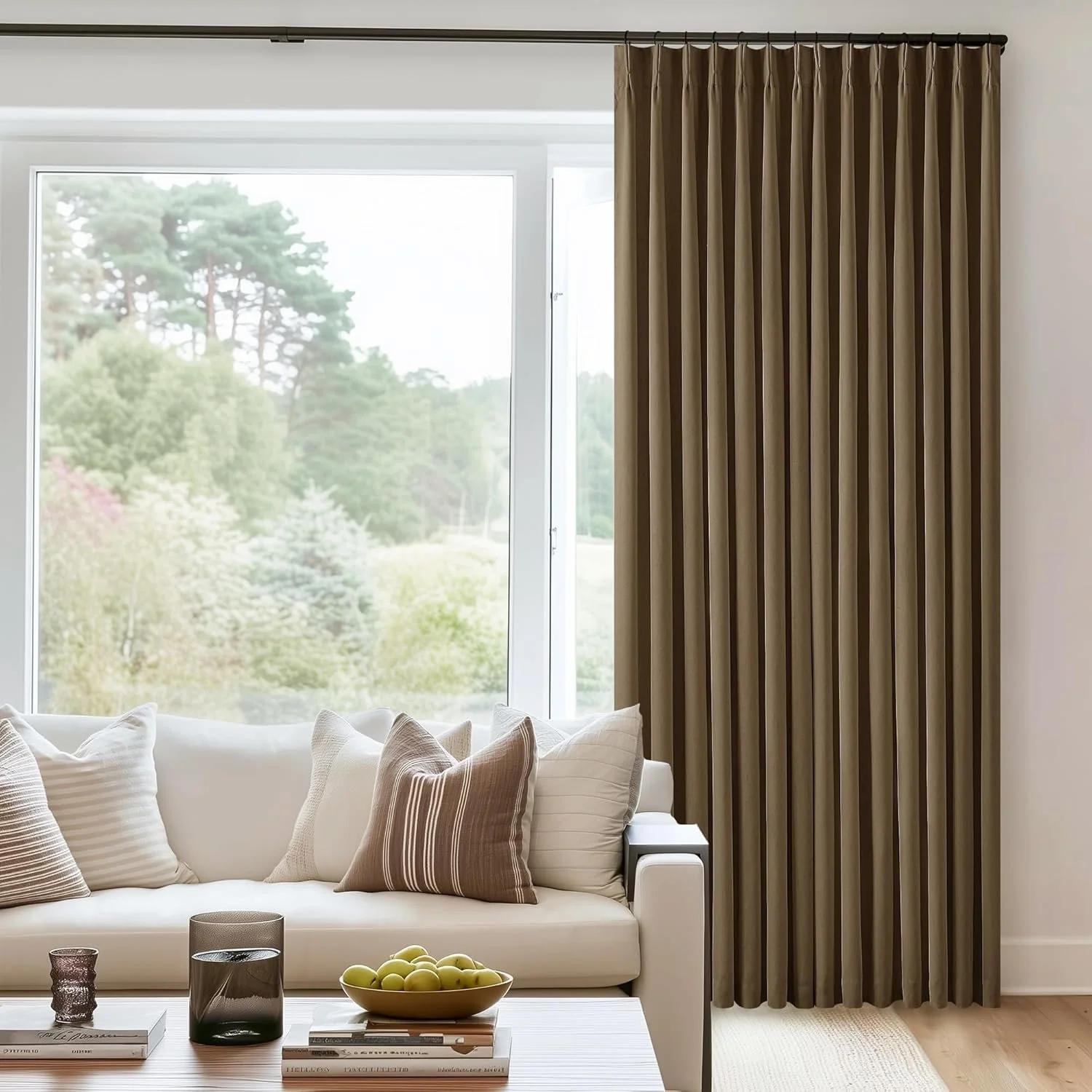 Linen Pinch Pleat Curtains