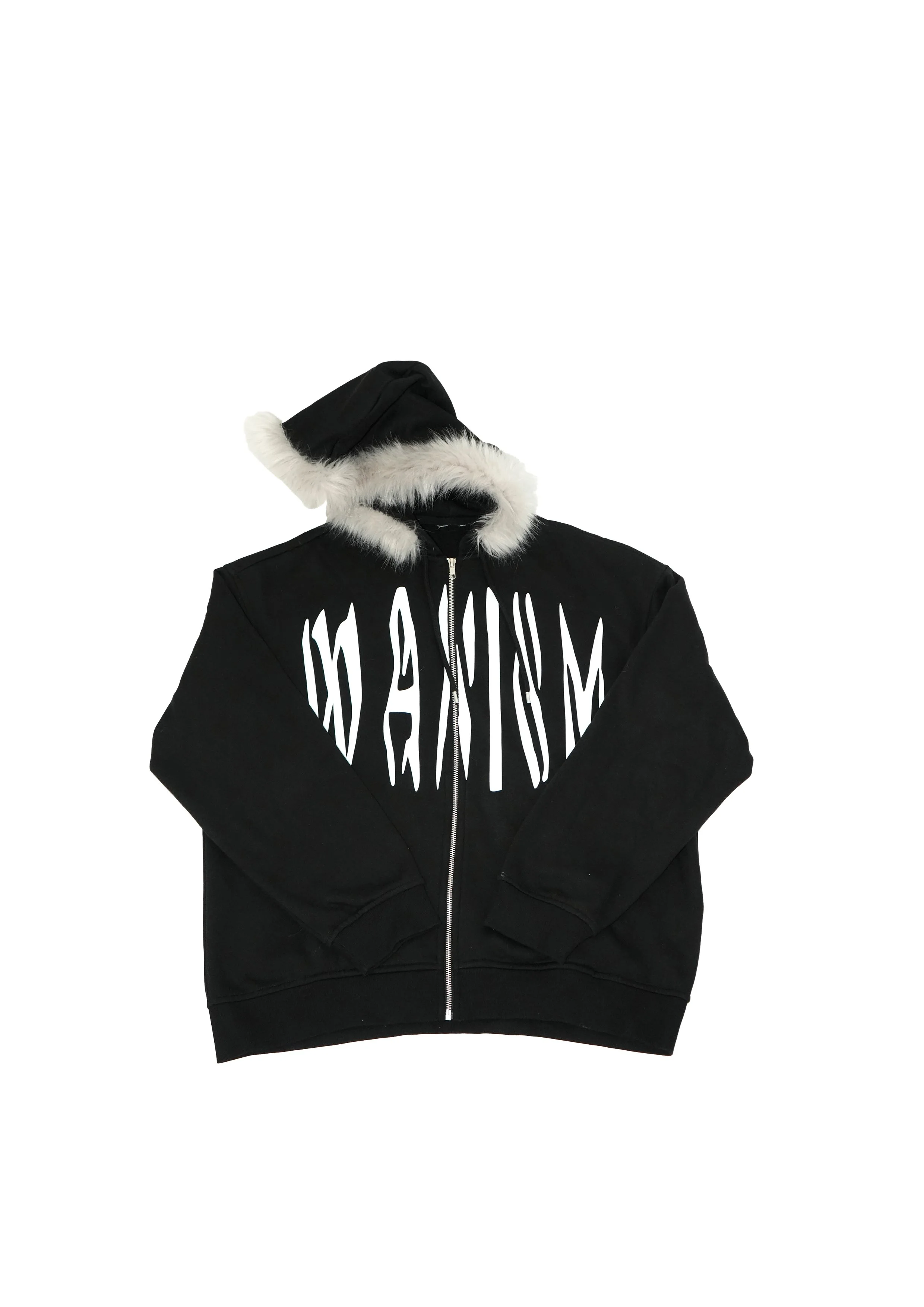 Sweat à capuche zippé en fourrure DONNIE DARKO