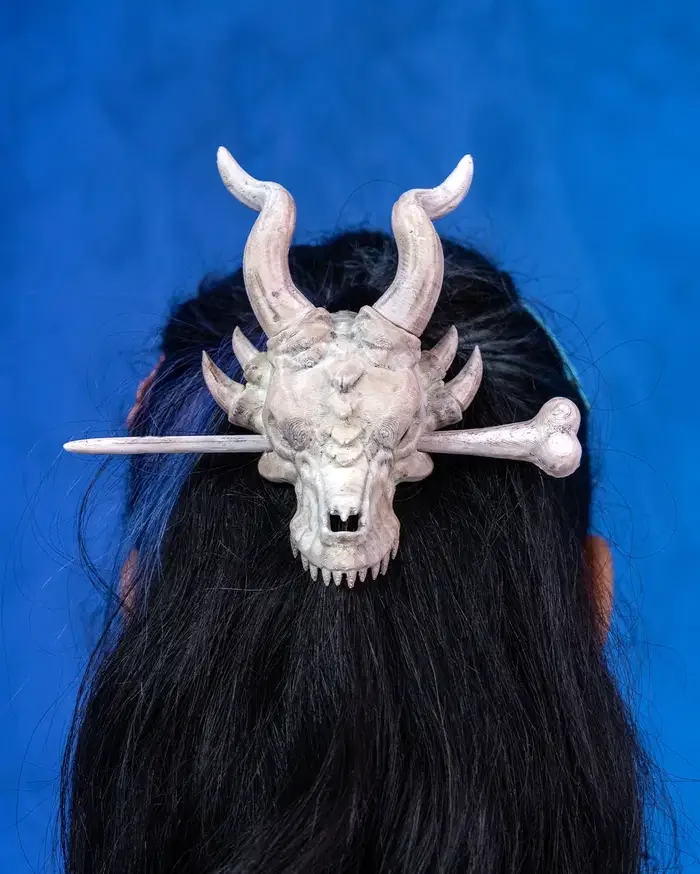 Bone Trophy Hair Pin