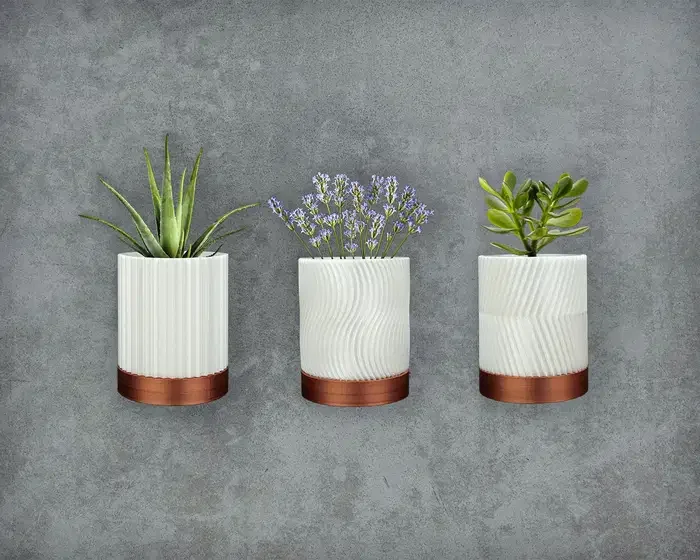 CYLINDRIX Wall Planter Set