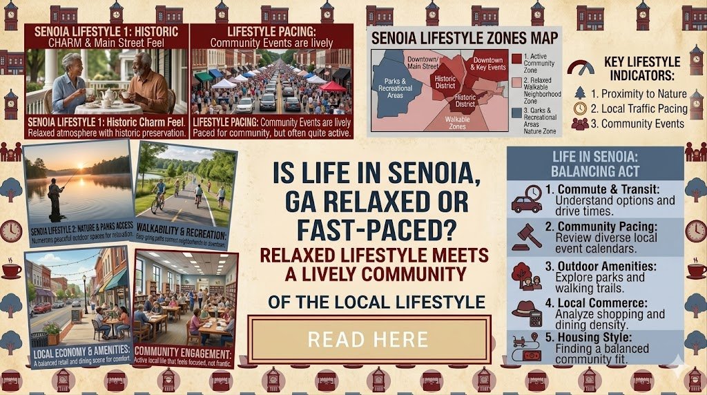 Is Life in Senoia, GA Relaxed or Fast-Paced?