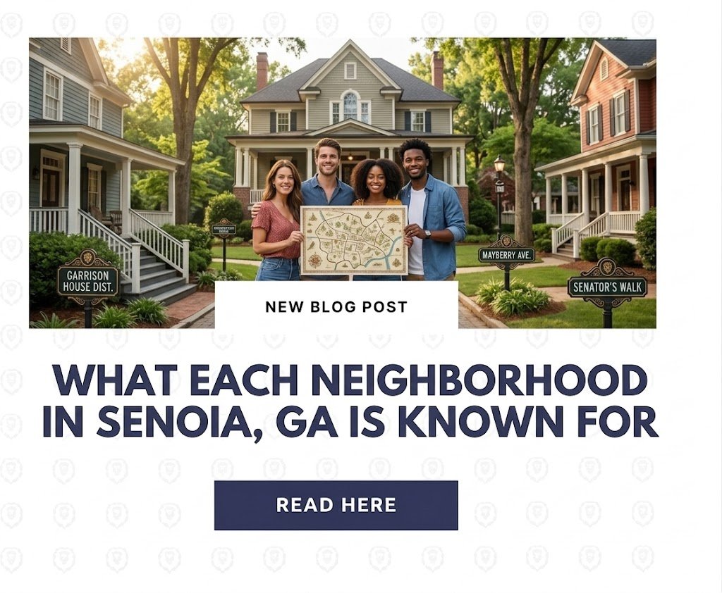 What Each Neighborhood in Senoia, GA Is Known For