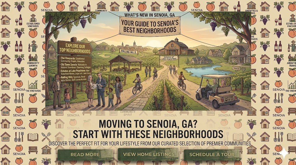Moving to Senoia, GA? Start with These Neighborhoods