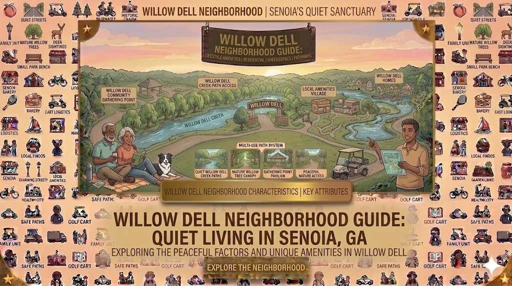 Willow Dell Neighborhood Guide: Quiet Living in Senoia, GA