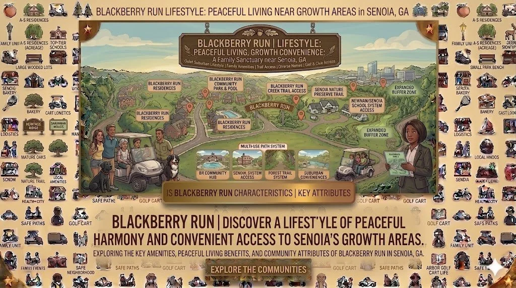 Blackberry Run Lifestyle: Peaceful Living Near Growth Areas in Senoia, GA