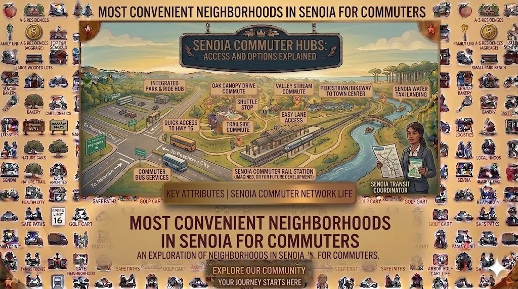 Most Convenient Neighborhoods in Senoia for Commuters