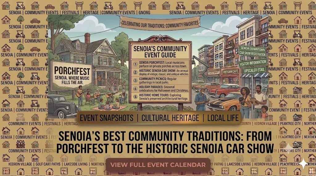 Senoia's Best Community Traditions: From PorchFest to the Historic Senoia Car Show