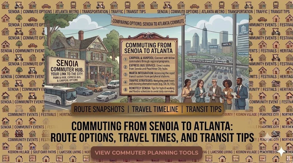Commuting from Senoia to Atlanta: Route Options, Travel Times, and Transit Tips