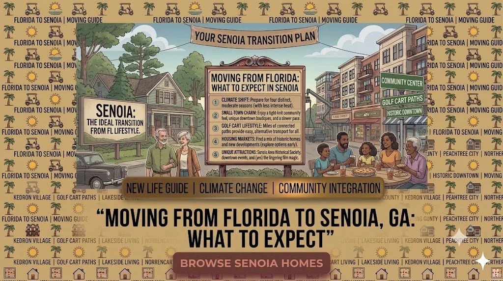 Moving From Florida to Senoia, GA: What to Expect