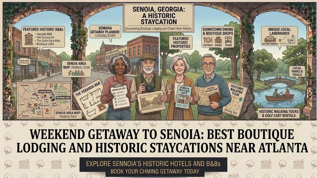 Weekend Getaway to Senoia: Best Boutique Lodging and Historic Staycations Near Atlanta