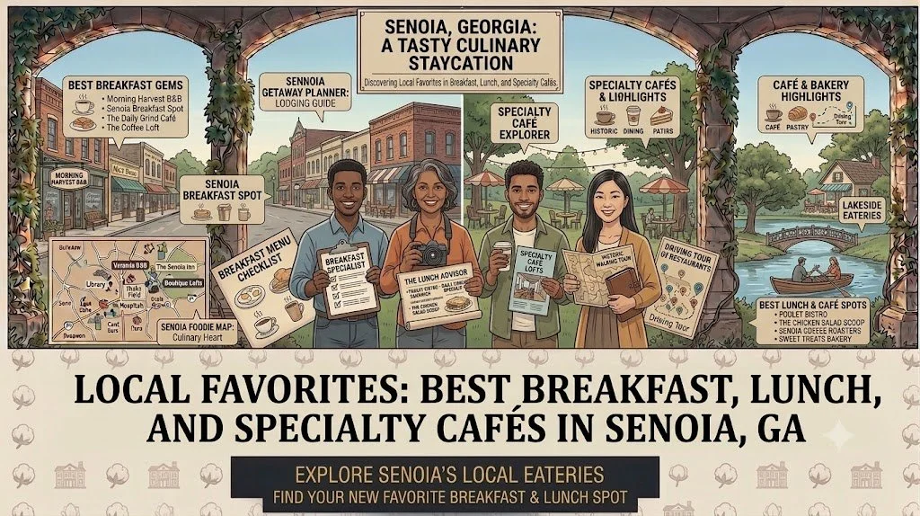 Local Favorites: Best Breakfast, Lunch, and Specialty Cafés in Senoia, GA