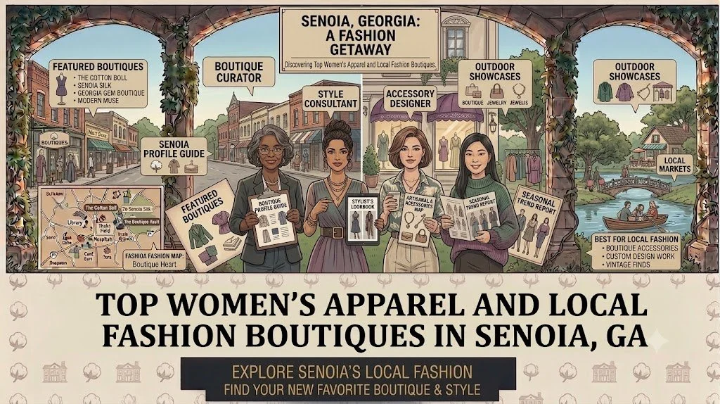 Top Women’s Apparel and Local Fashion Boutiques in Senoia, GA