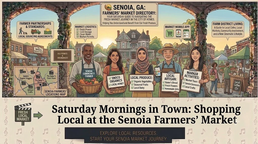 Saturday Mornings in Town: Shopping Local at the Senoia Farmers' Market