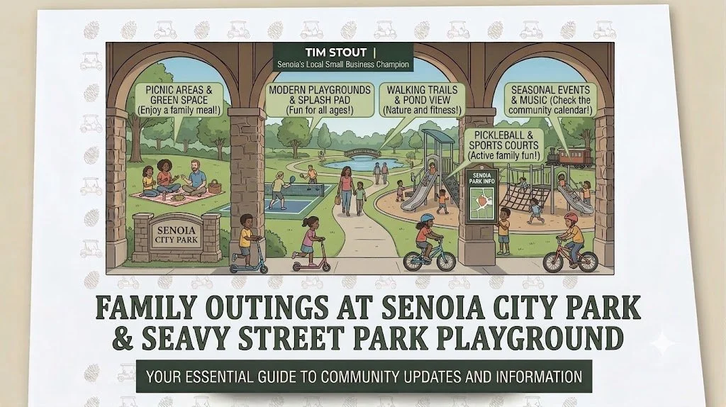 Family Outings at Senoia City Park &amp; Seavy Street Park Playground