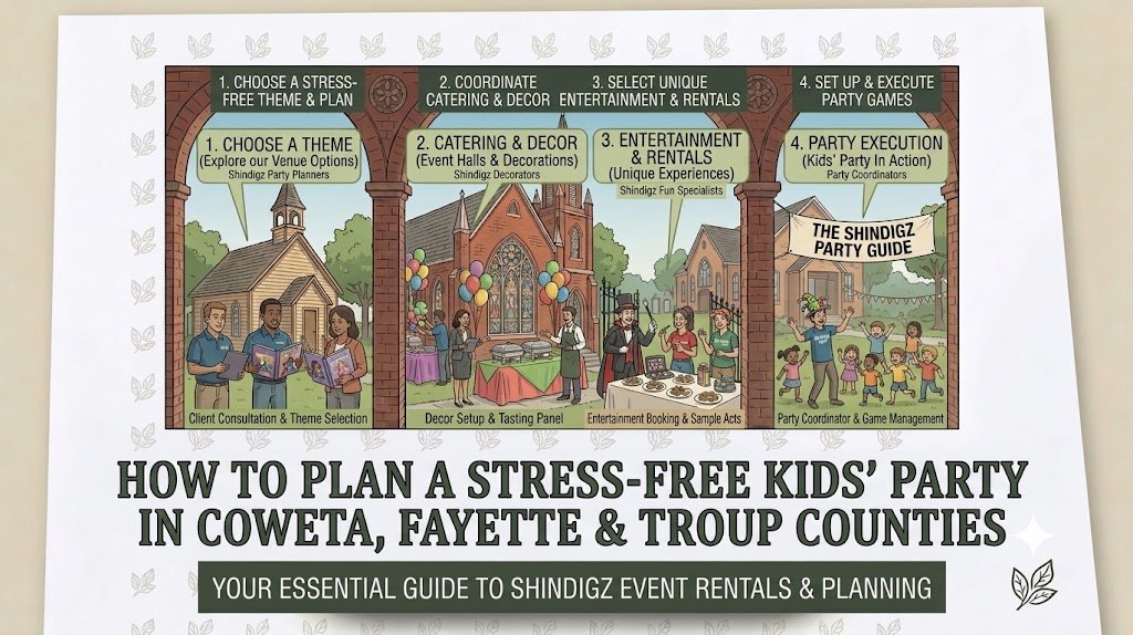 How to Plan a Stress-Free Kids’ Party in Coweta, Fayette &amp; Troup Counties