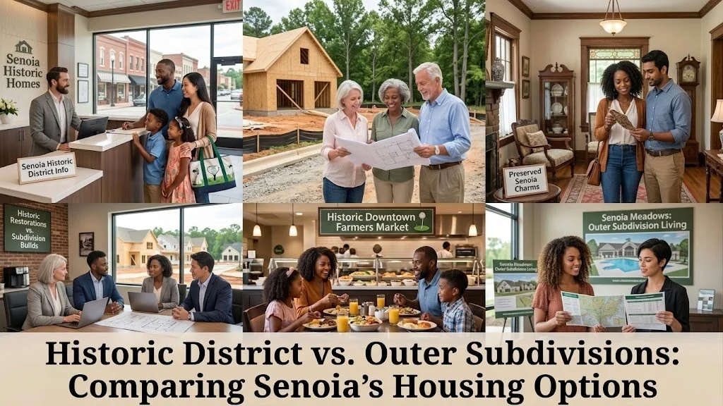 Historic District vs. Outer Subdivisions: Comparing Senoia’s Housing Options