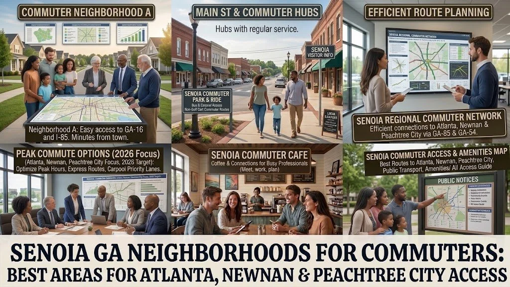 Senoia GA Neighborhoods for Commuters: Best Areas for Atlanta, Newnan &amp; Peachtree City Access