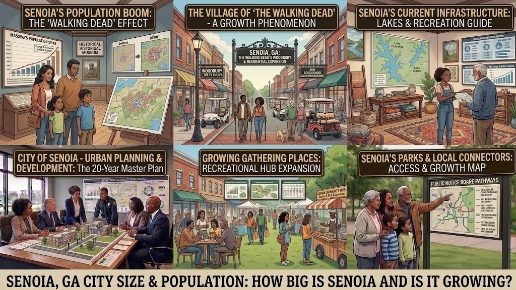 Senoia, GA City Size &amp; Population: How Big Is Senoia and Is It Growing?