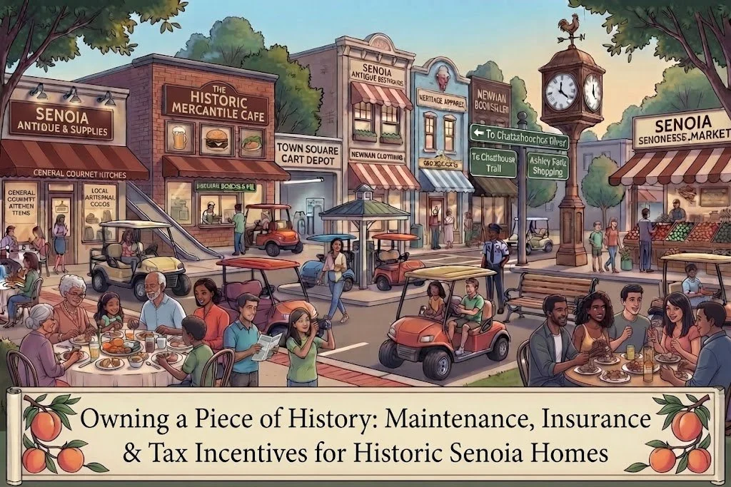Owning a Piece of History: Maintenance, Insurance &amp; Tax Incentives for Historic Senoia Homes