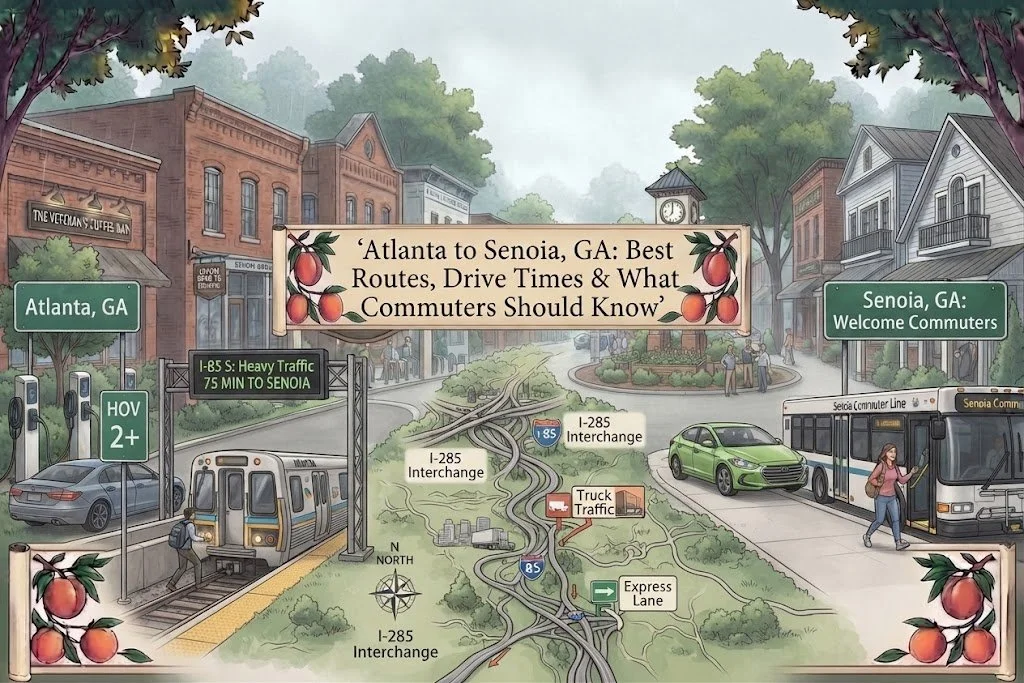 Atlanta to Senoia: Best Routes &amp; Drive Times