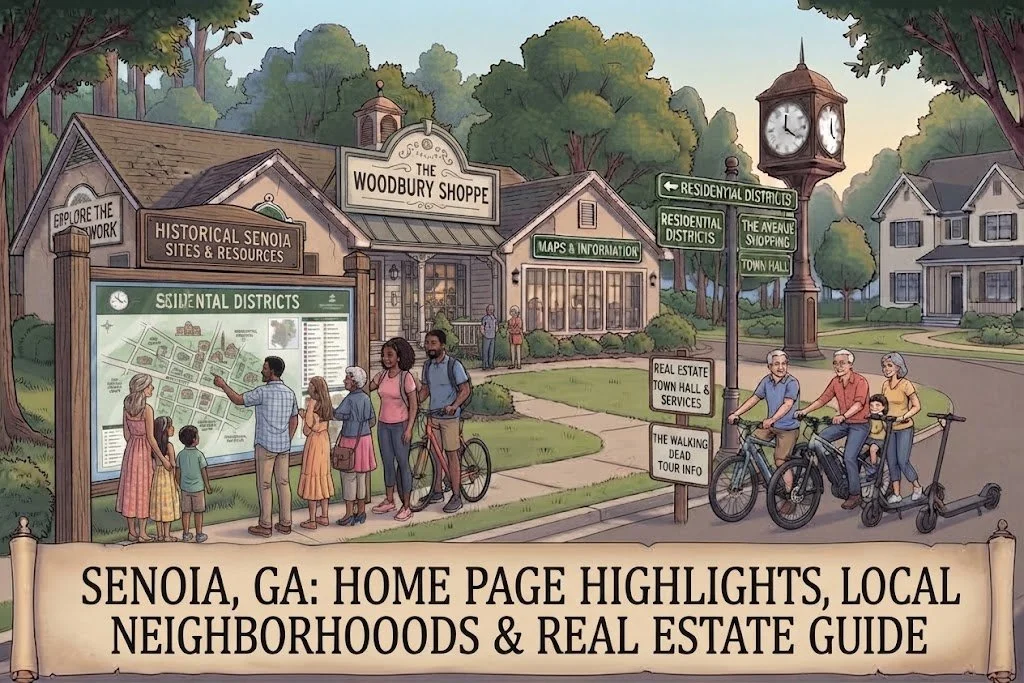 Senoia, GA: Home Page Highlights, Local Resources, Neighborhoods &amp; Real Estate Guide
