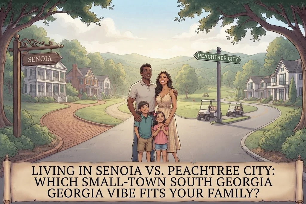 Living in Senoia vs. Peachtree City: Which Small-Town South Georgia Vibe Fits Your Family?