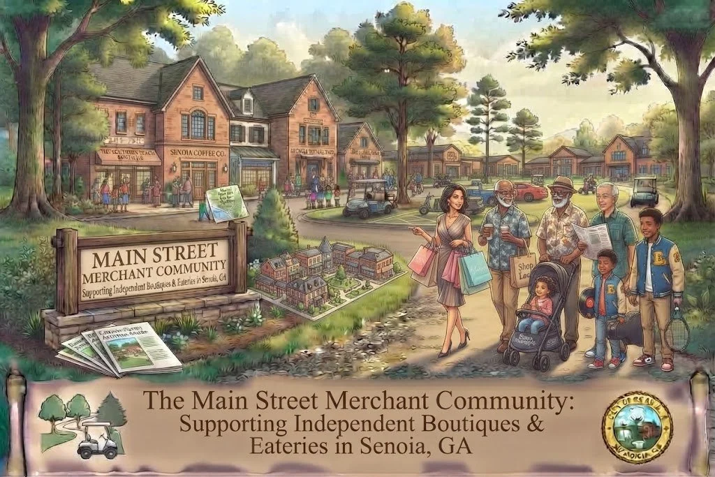 The Main Street Merchant Community: Supporting Independent Boutiques &amp; Eateries in Senoia, GA