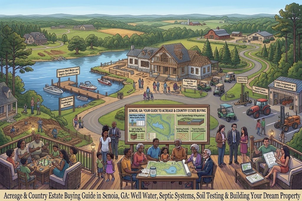 Acreage &amp; Country Estate Buying Guide in Senoia, GA: Well Water, Septic Systems, Soil Testing &amp; Building Your Dream Property