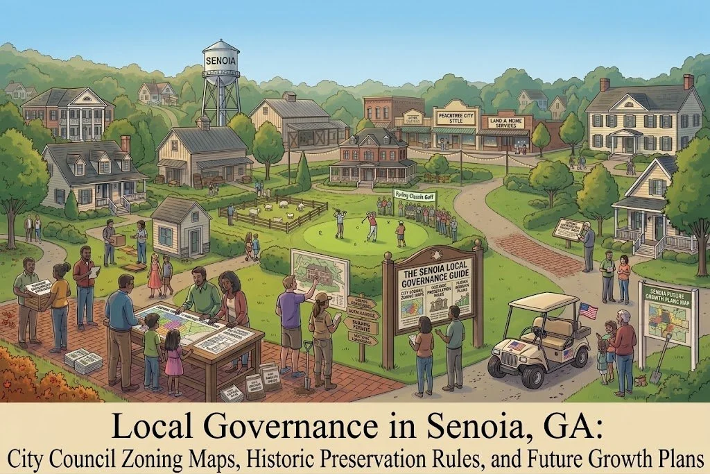 Local Governance in Senoia, GA: City Council Zoning Maps, Historic Preservation Rules, and Future Growth Plans