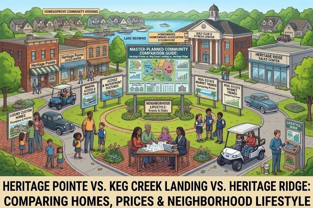 Heritage Pointe vs. Keg Creek Landing vs. Heritage Ridge: Comparing Homes, Prices &amp; Neighborhood Lifestyle