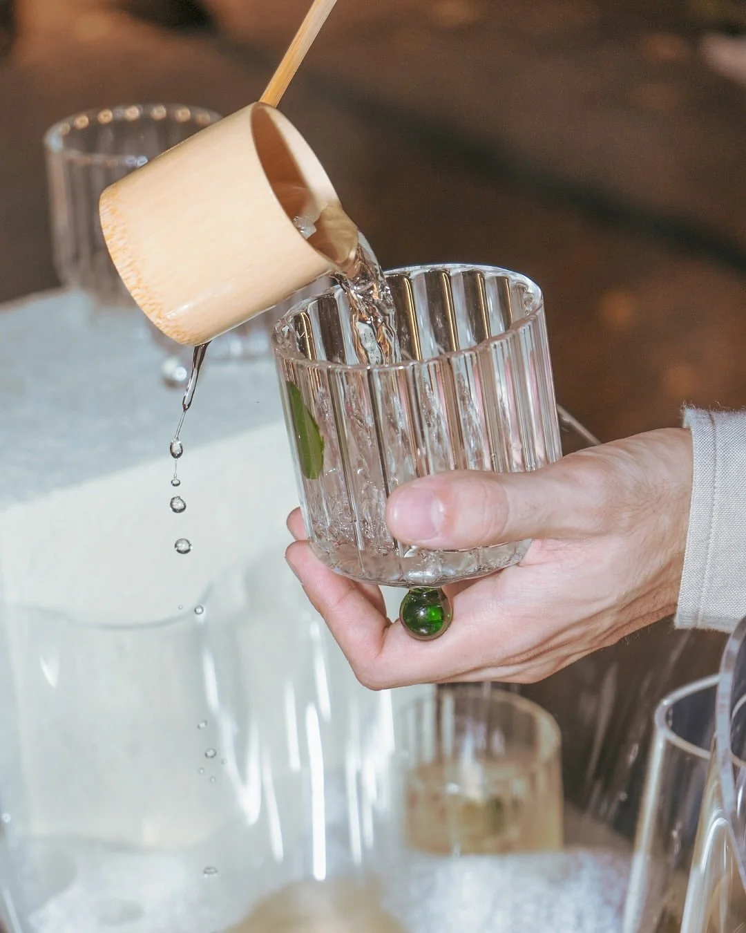 Made to serve &mdash; The Glass Line as part of a dreamy event in Milan, envisioned by @mimosa_milano x @vespermilano x @birkenstock