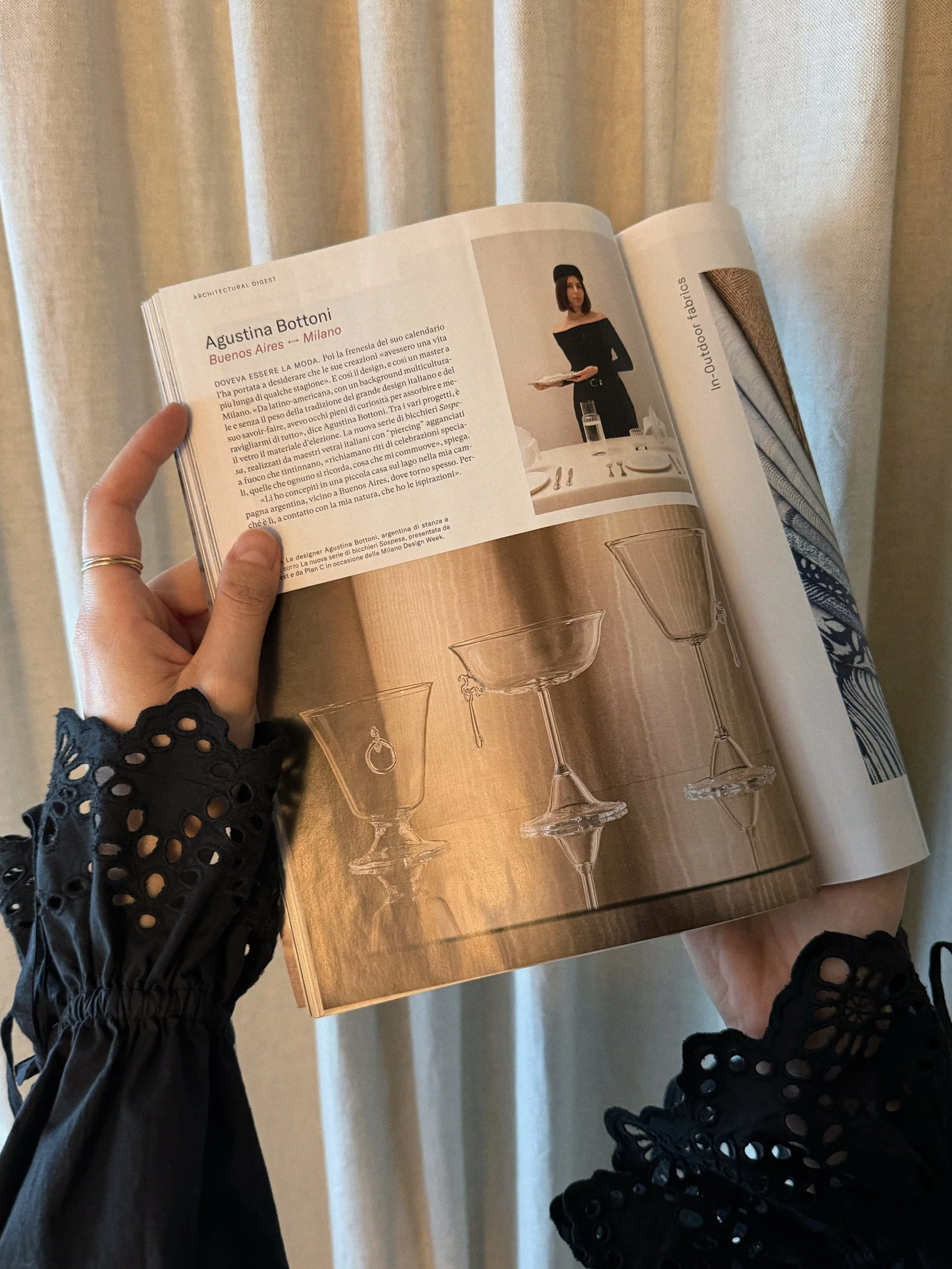 On the May issue of @ad_italia... talking about my background coming from Buenos Aires and establishing myself in Milan, and how this dual identity informs my practice as a designer. 

🤍 Special thanks @michiamo_valentinaraggi @as4d