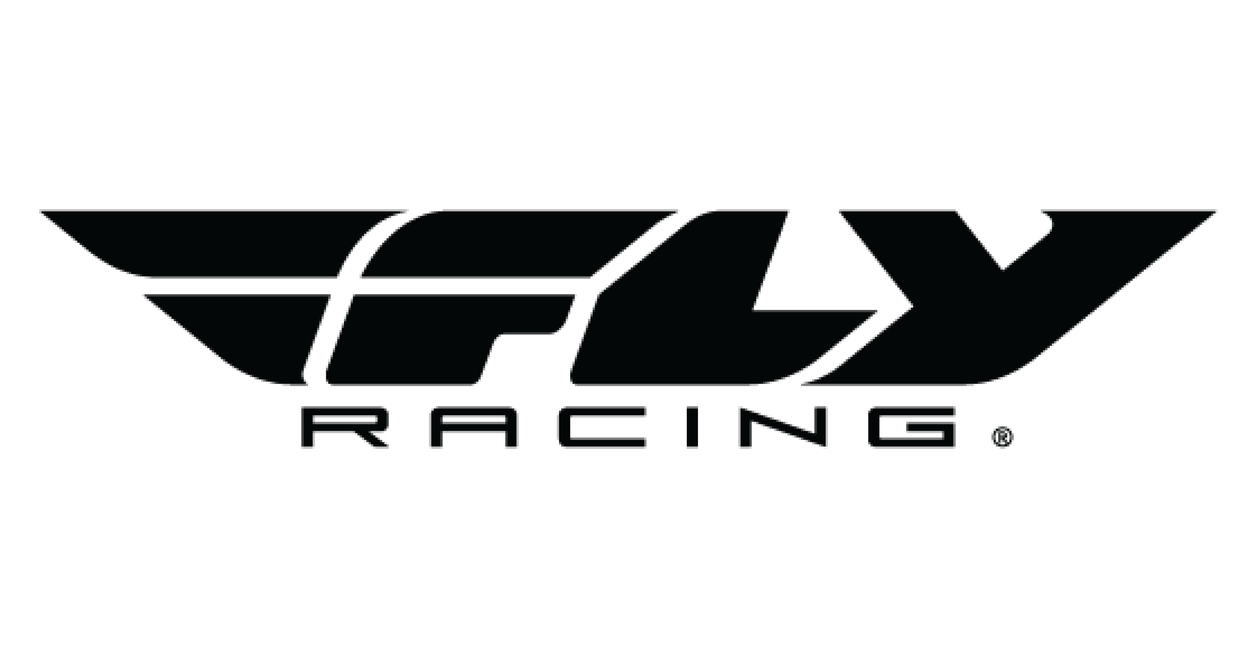 F1 Racing logo in black with a stylized wing design above the words 'F1 Racing'.
