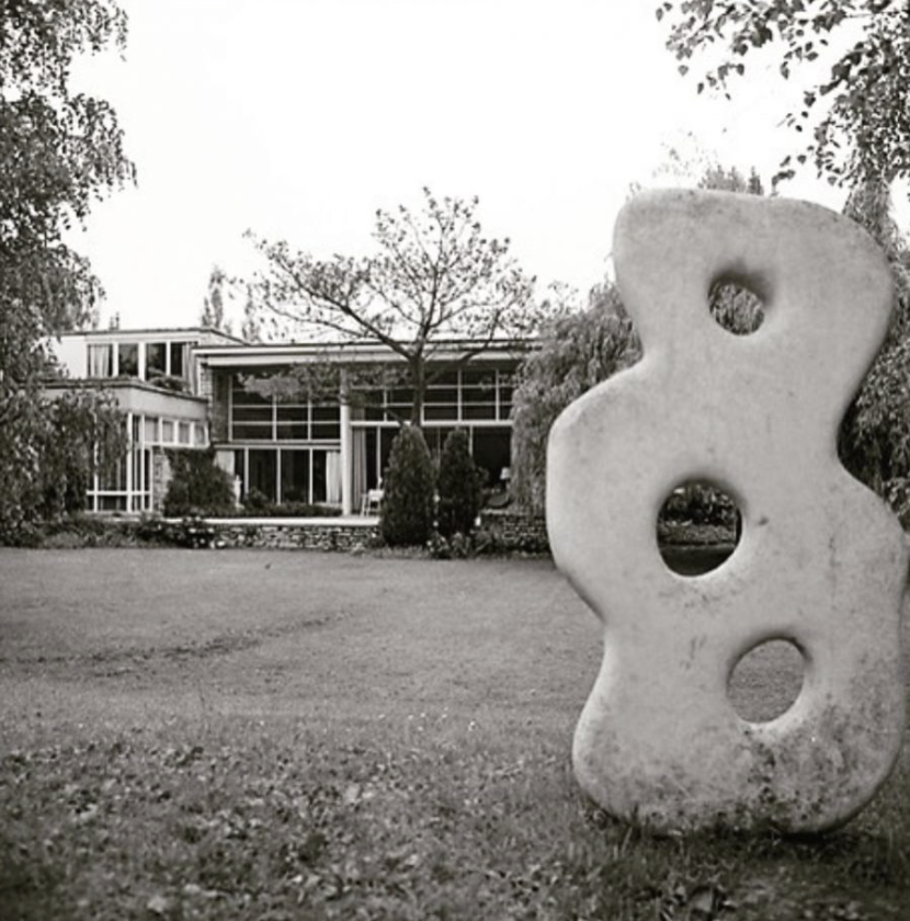 sculpture jardin maison parc de sceaux inspiration Franck Lloyd - projet Mélanie Trinkwell