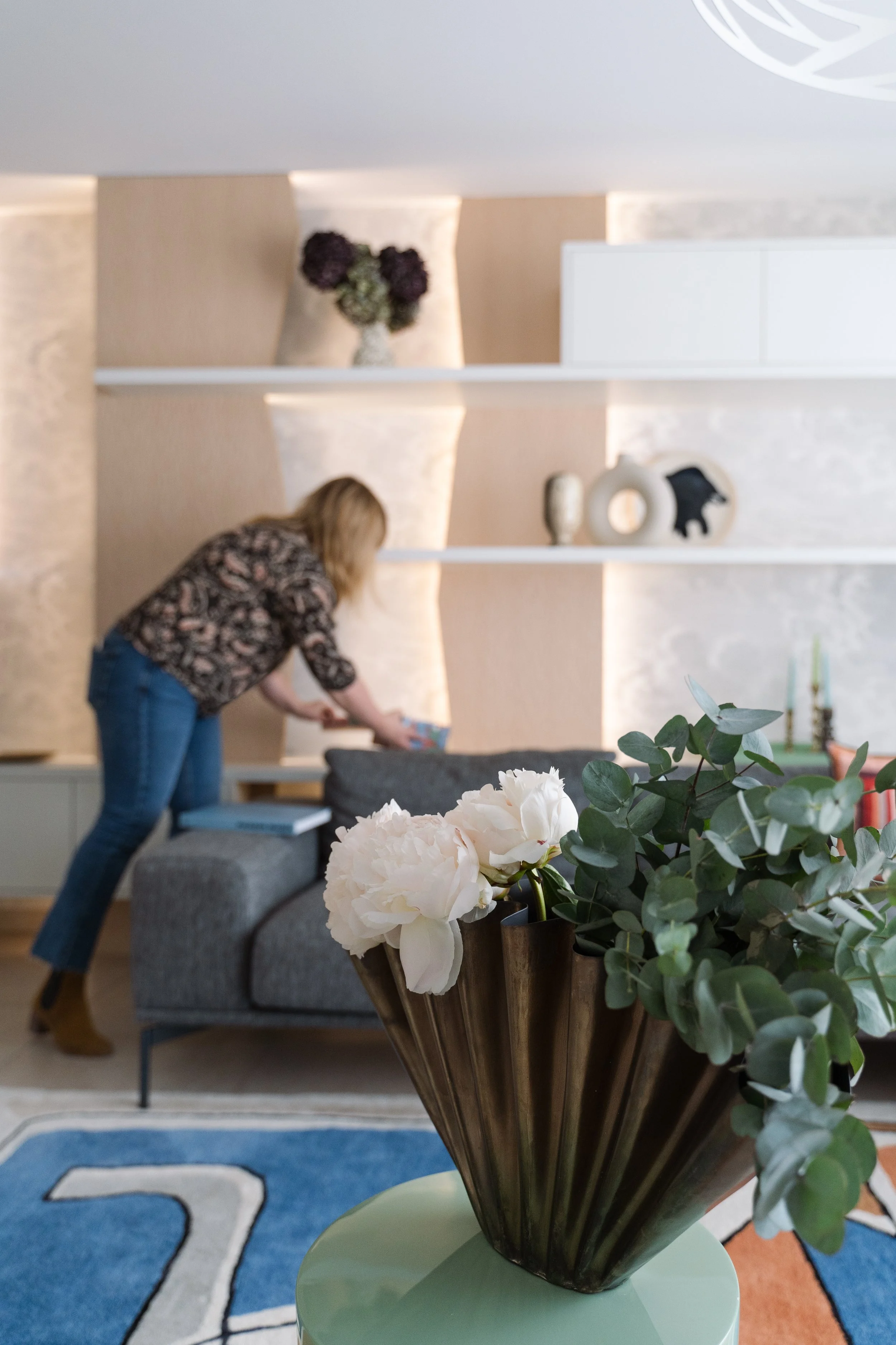 Mélanie Trinkwell designer d'intérieur — mise en scène appartement Bettembourg Luxembourg