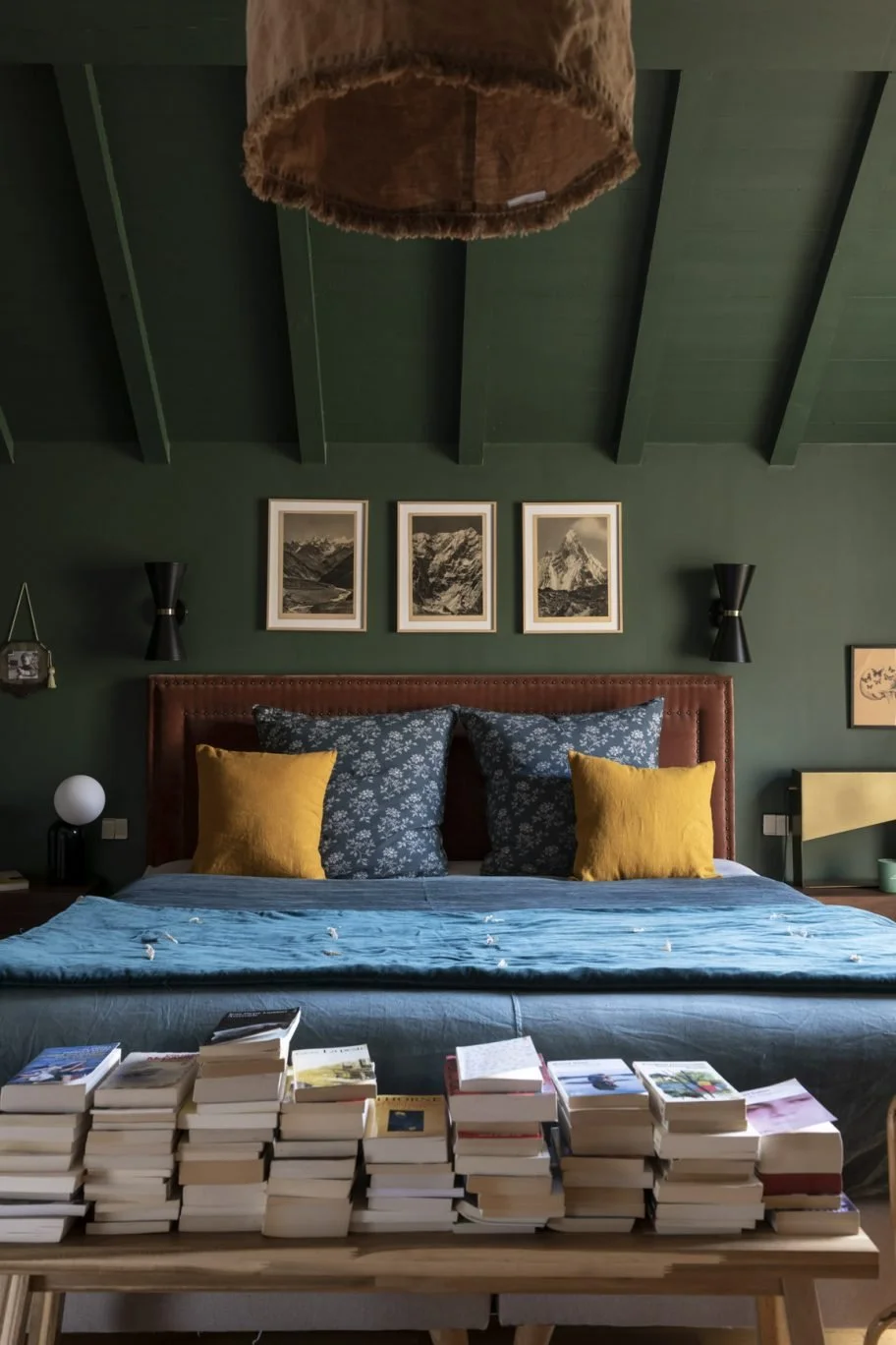chambre verte maximaliste maison Bear Metz · Mélanie Trinkwell