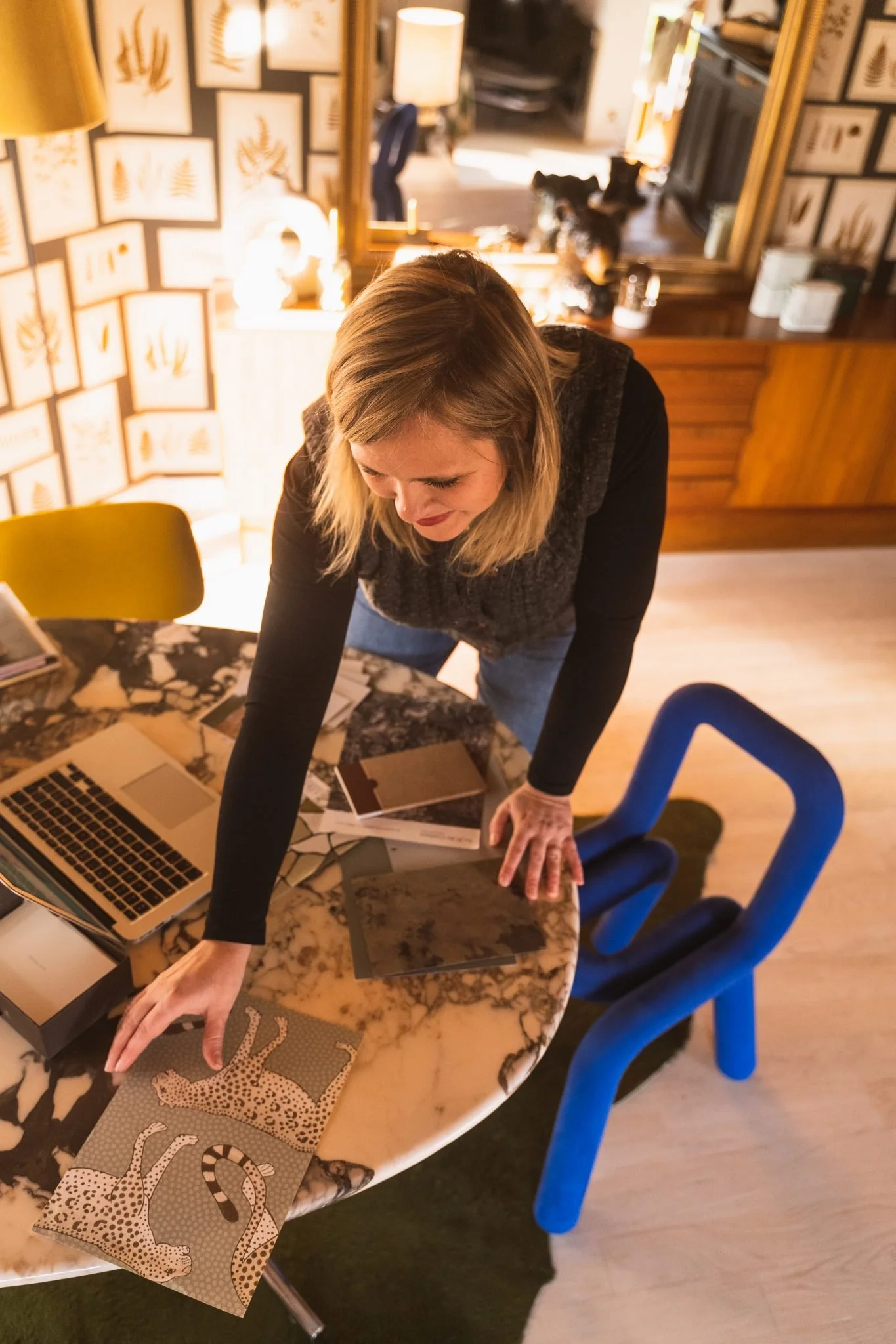 Mélanie Trinkwell au travail — designer d'intérieur & experte couleur, Luxembourg, Moselle, Paris
