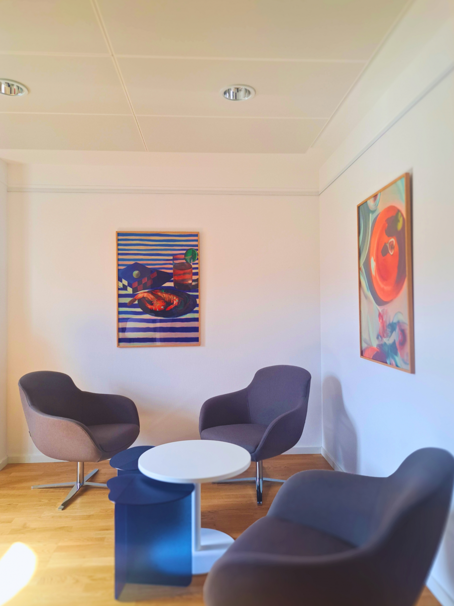 Salle de détente bureaux — Spuerkeess Asset Management Luxembourg · Mélanie Trinkwell