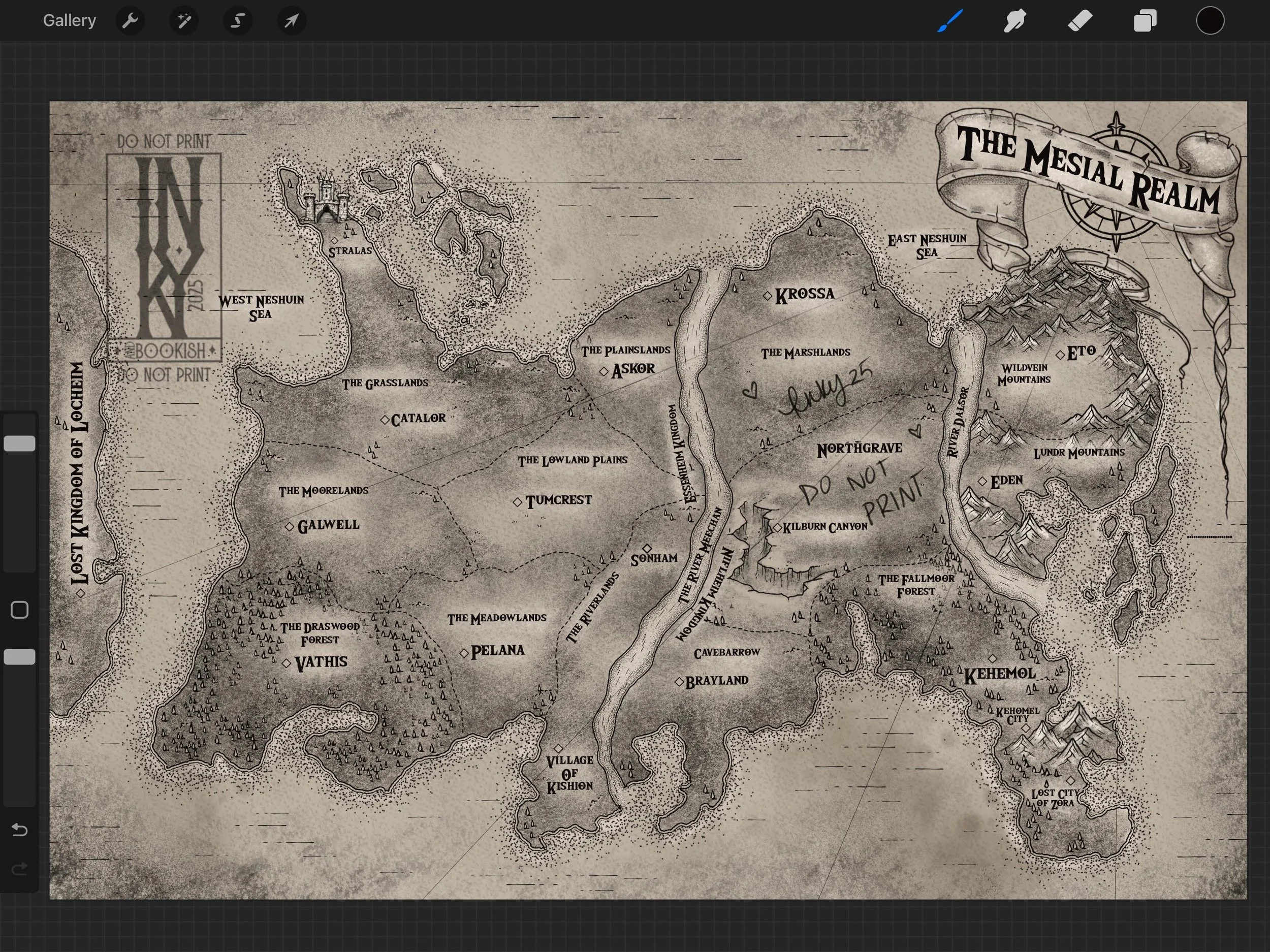 Map of the Mesial Realm