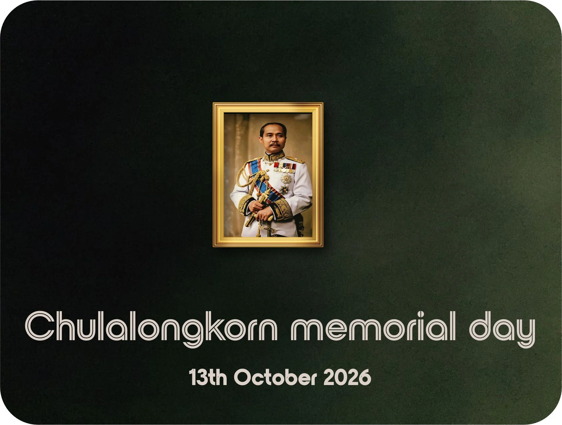 Chulalongkorn memorial day